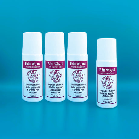 Buy 3 Pain Wizard 3oz Roll-ons – Receive 1 Pain Wizard Roll-on FREE.